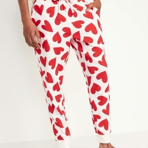 Printed Flannel Jogger Pajamas